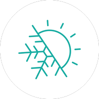 Seasonal weather icon